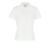 Geknöpftes Poloshirt - Weiß