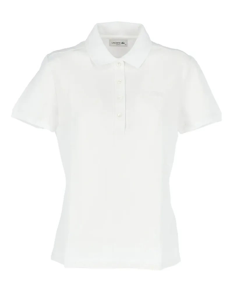 Lacoste Geknöpftes Poloshirt - Weiß Weiß