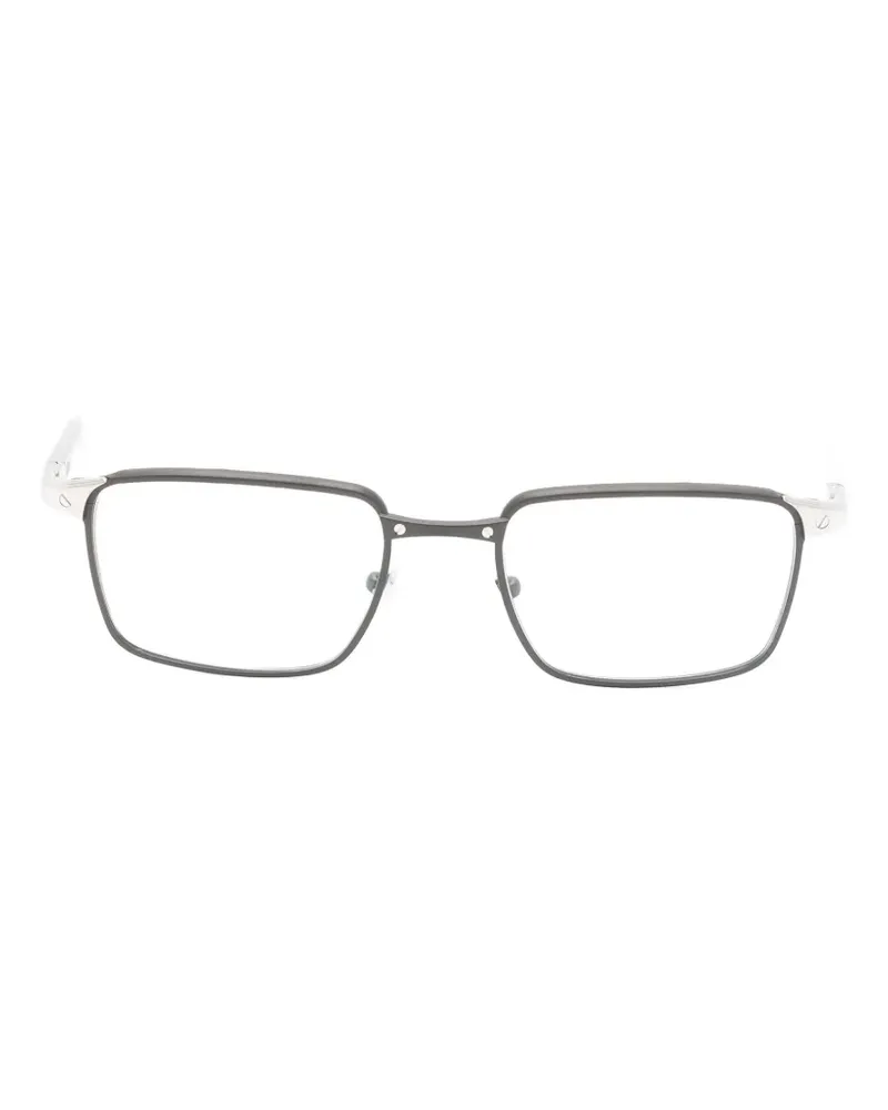 Cartier rectangle-frame glasses - Grau Grau