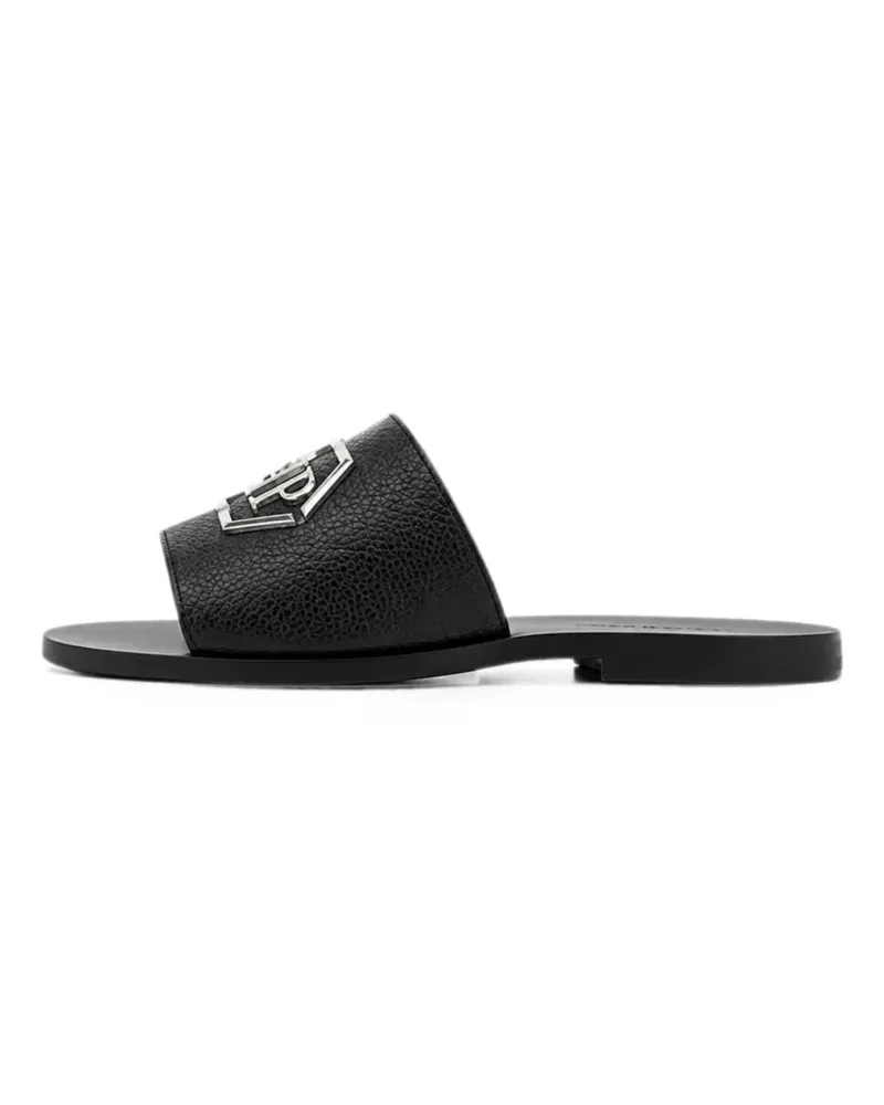 Philipp Plein Big Hexagon Sandalen - Schwarz Schwarz