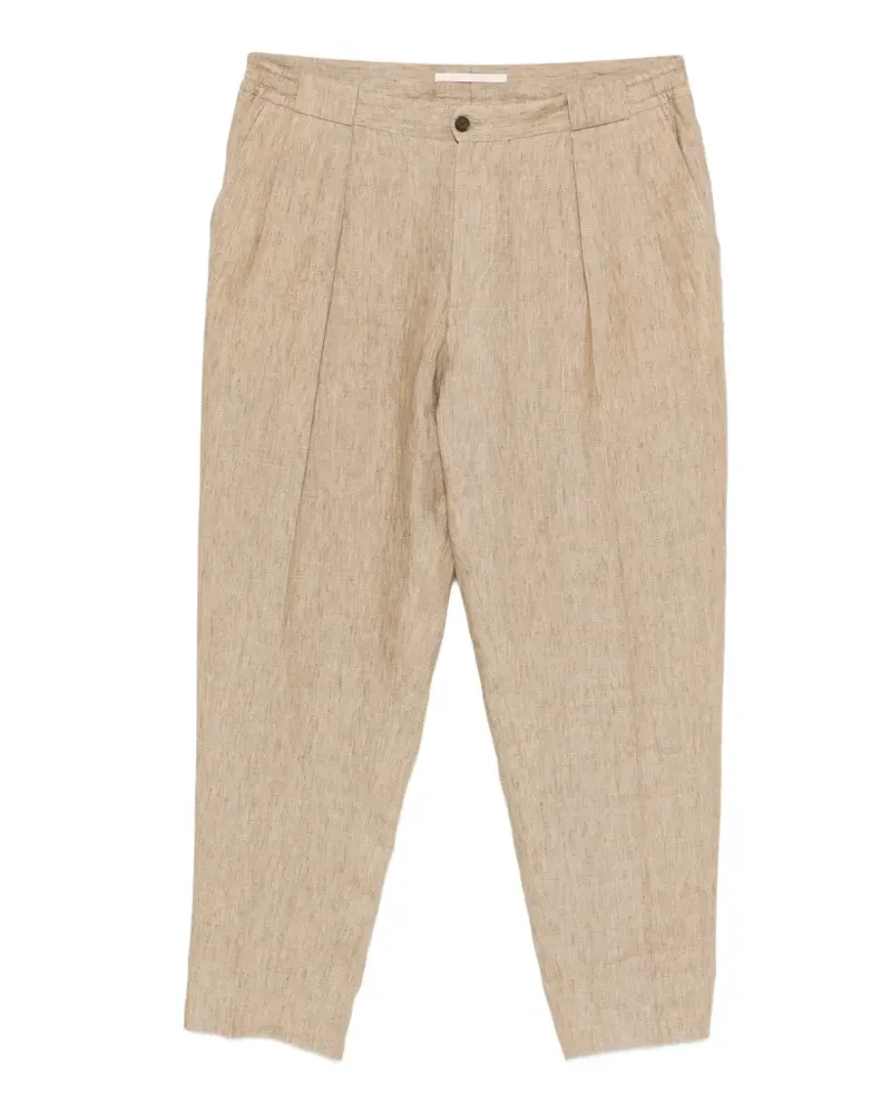 Briglia 1949 Portobellos pleated trousers - Nude Nude