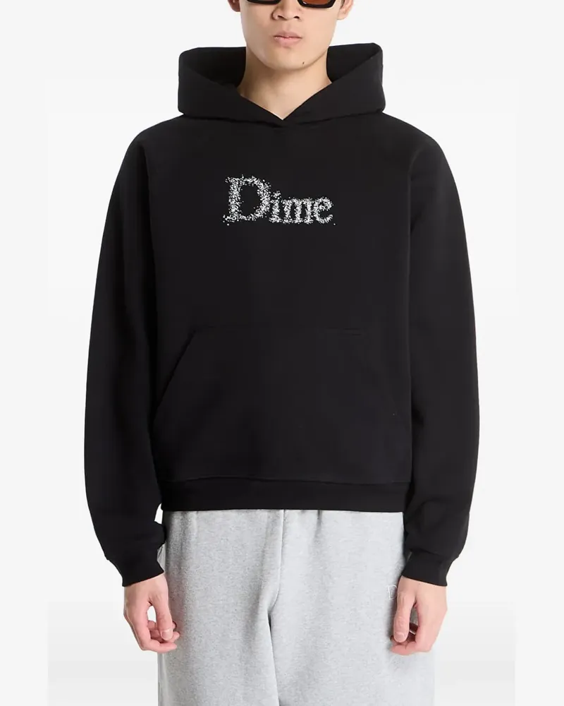 Dime cotton hoodie - Schwarz Schwarz