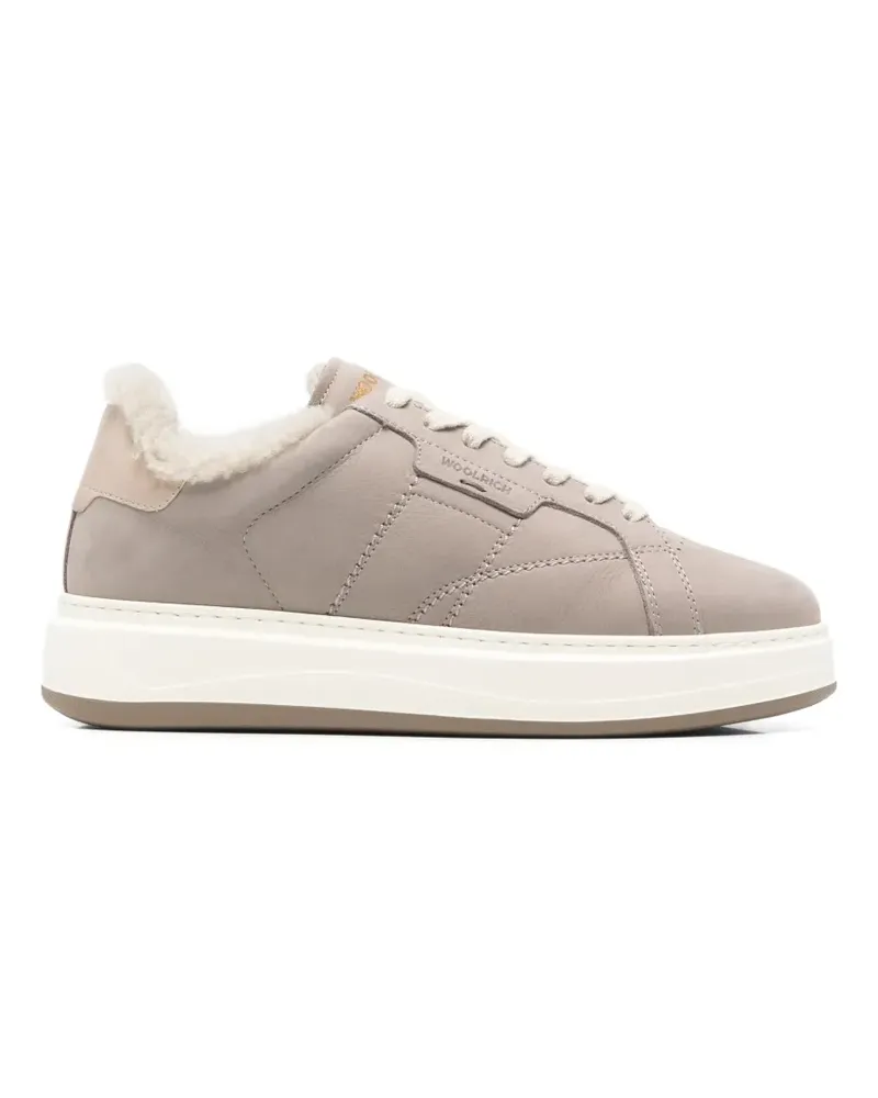 Woolrich Sneakers mit Shearling-Futter - Grau Grau