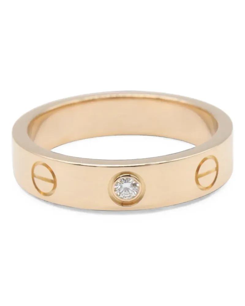 Cartier 2010s mini Love diamond ring - Rosa Rosa