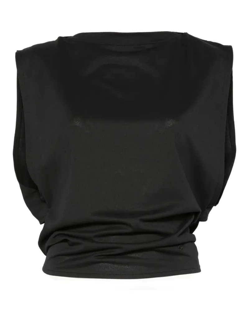 Jacquemus Marcel open-back blouse - Schwarz Schwarz