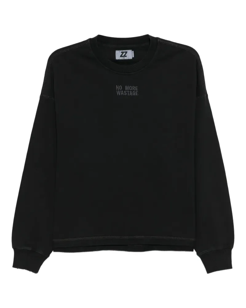 Izzue Sweatshirt mit Stickerei - Schwarz Schwarz