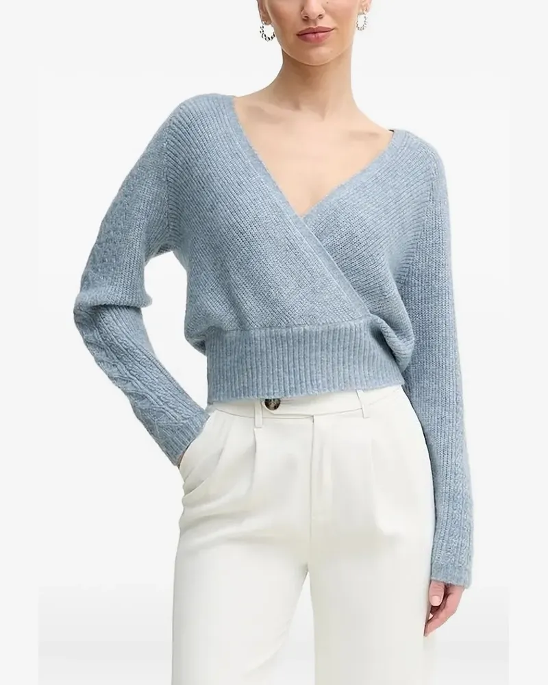 Guess Gewickelter Pullover - Blau Blau