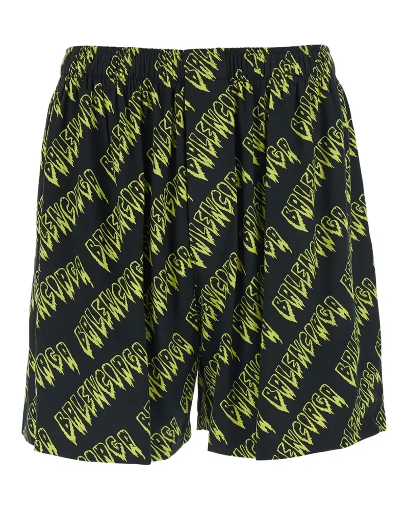 Balenciaga Creeper printed shorts - Schwarz Schwarz