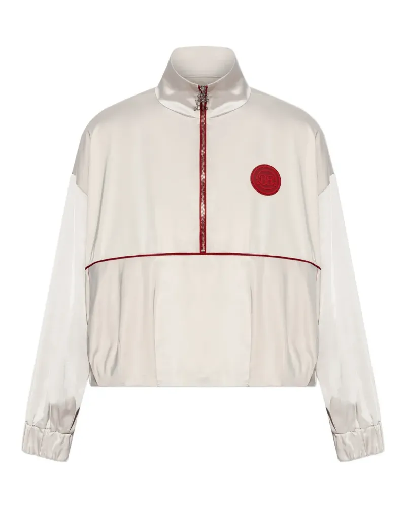 Gestuz x Barbie quarter-zip sweater - Nude Nude