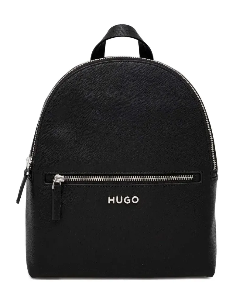 HUGO BOSS Rucksack mit Reißverschluss - Schwarz Schwarz