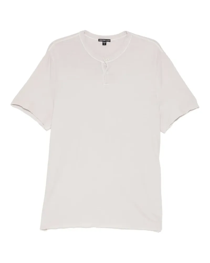 James Perse Henley-T-Shirt - Grau Grau