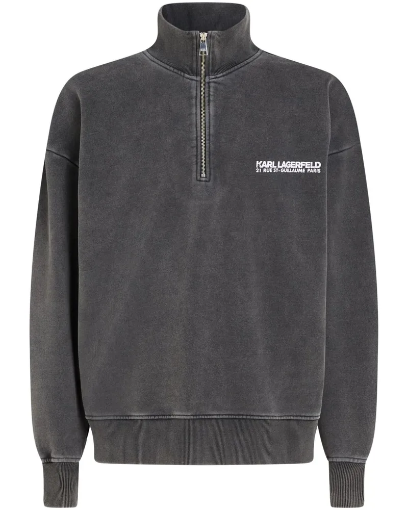 Karl Lagerfeld Sweatshirt aus Bio-Baumwolle - Grau Grau