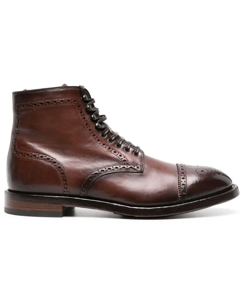 Officine Creative Italia Temple 004 Schnürstiefel - Braun Braun