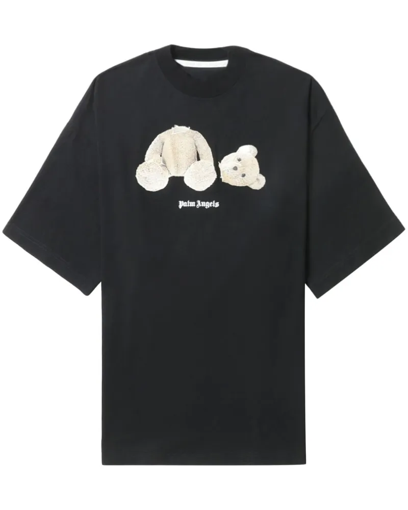 Palm Angels Broken Bear T-Shirt - Schwarz Schwarz