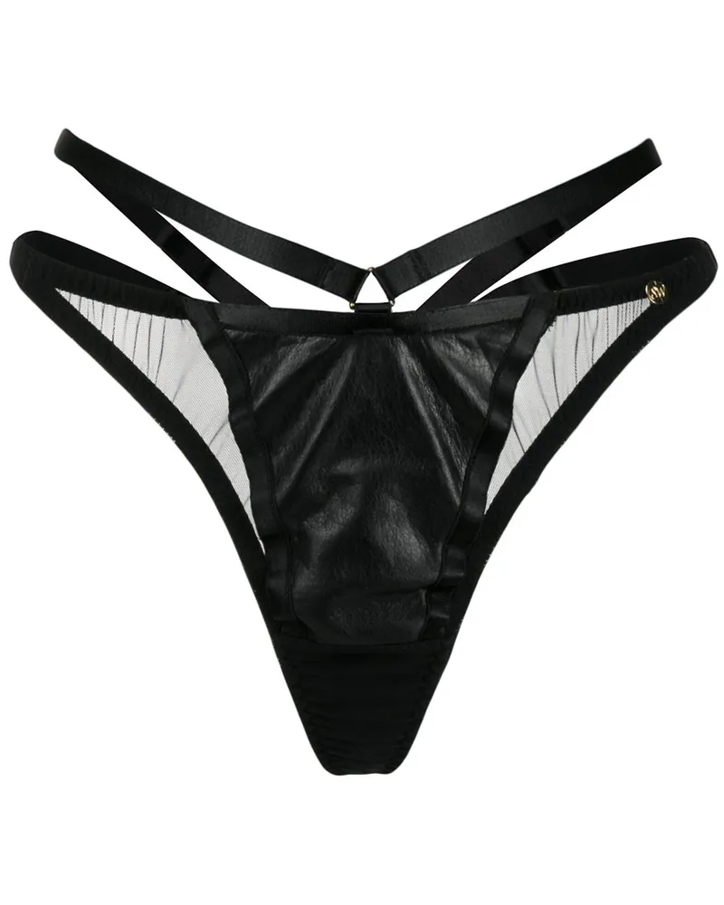 Something Wicked Mia' String - Schwarz Schwarz
