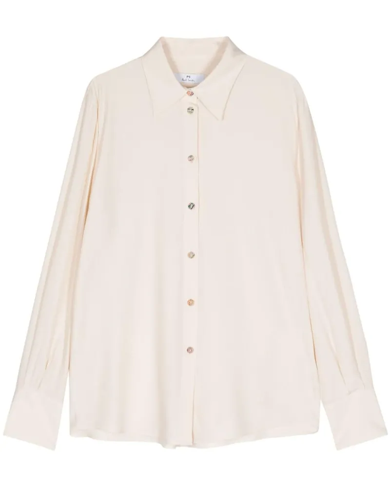Paul Smith Hemd mit gespreiztem Kragen - Nude Nude