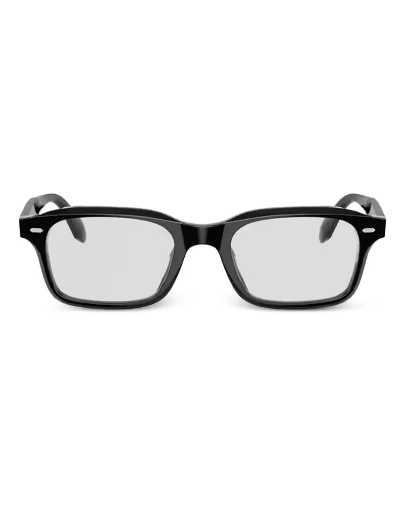 Oliver Peoples N.08 rectangle-frame glasses - Schwarz Schwarz