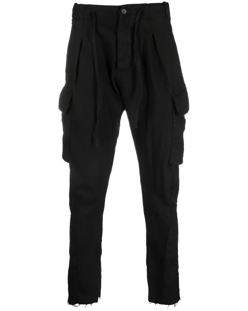 Masnada Tapered-Hose mit Kordelzug - Schwarz Schwarz