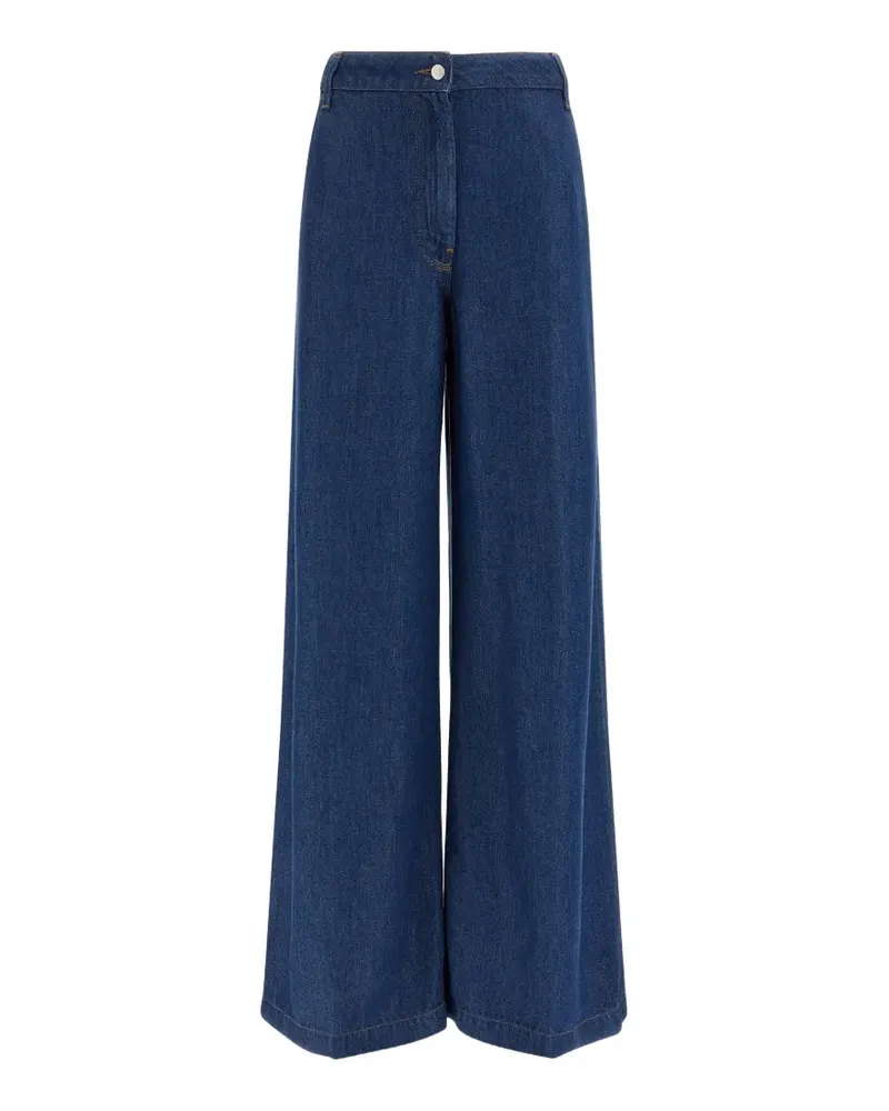 NUDE Tilda wide leg high-waist jeans - Blau Blau