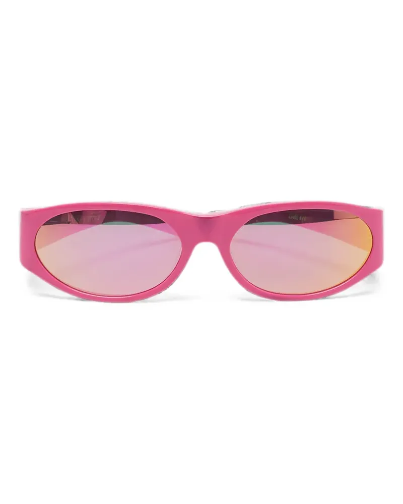 FLATLIST x Office Eddie Kyu oval sunglasses - Rosa Rosa