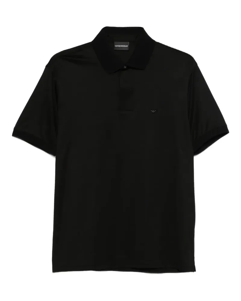 Emporio Armani black polo shirt - Schwarz Schwarz