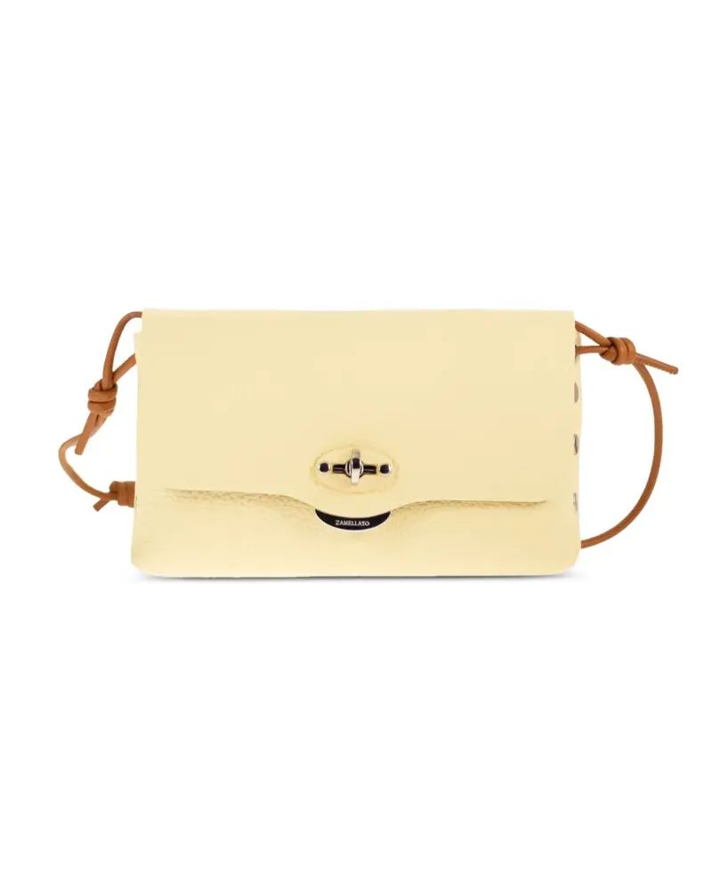 Zanellato Kleine Lettera Pochette Mini-Tasche - Gelb Gelb