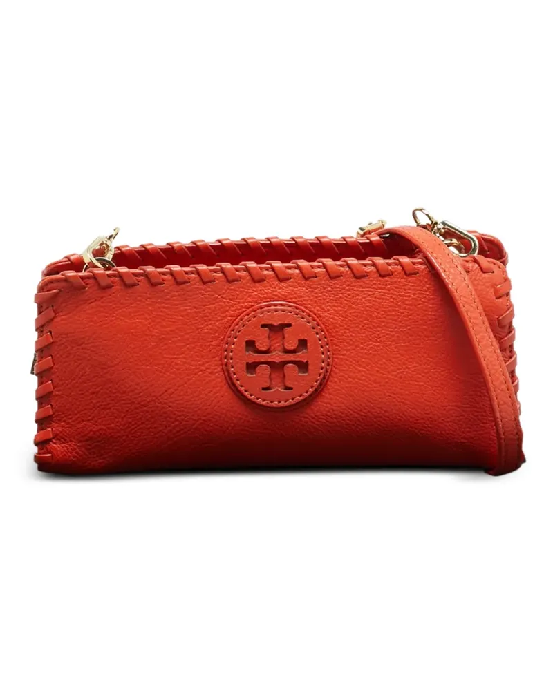 Tory Burch Marion Umhängetasche mit Ziernähten - Orange Orange