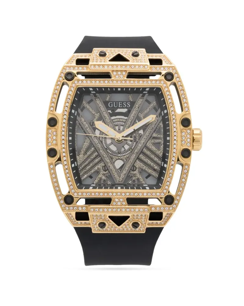 Guess Legend Armbanduhr mit Quarzwerk 47mm - Schwarz Schwarz