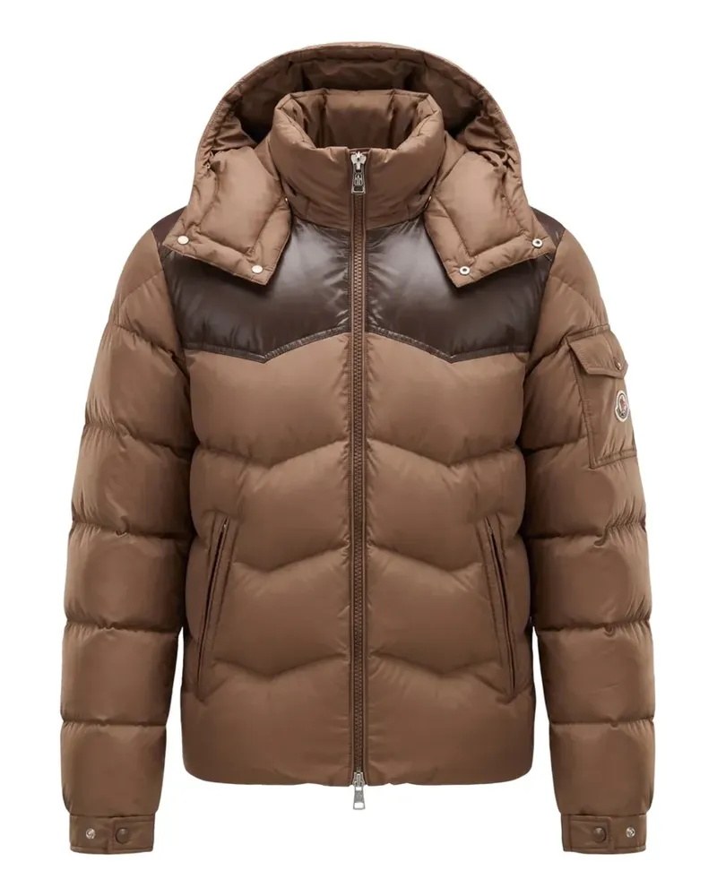 Moncler Ravelis quilted hooded jacket - Braun Braun