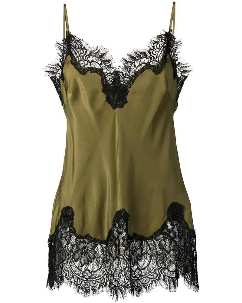 Gold Hawk Clothing Camisole-Top mit Spitze - Grün Grün