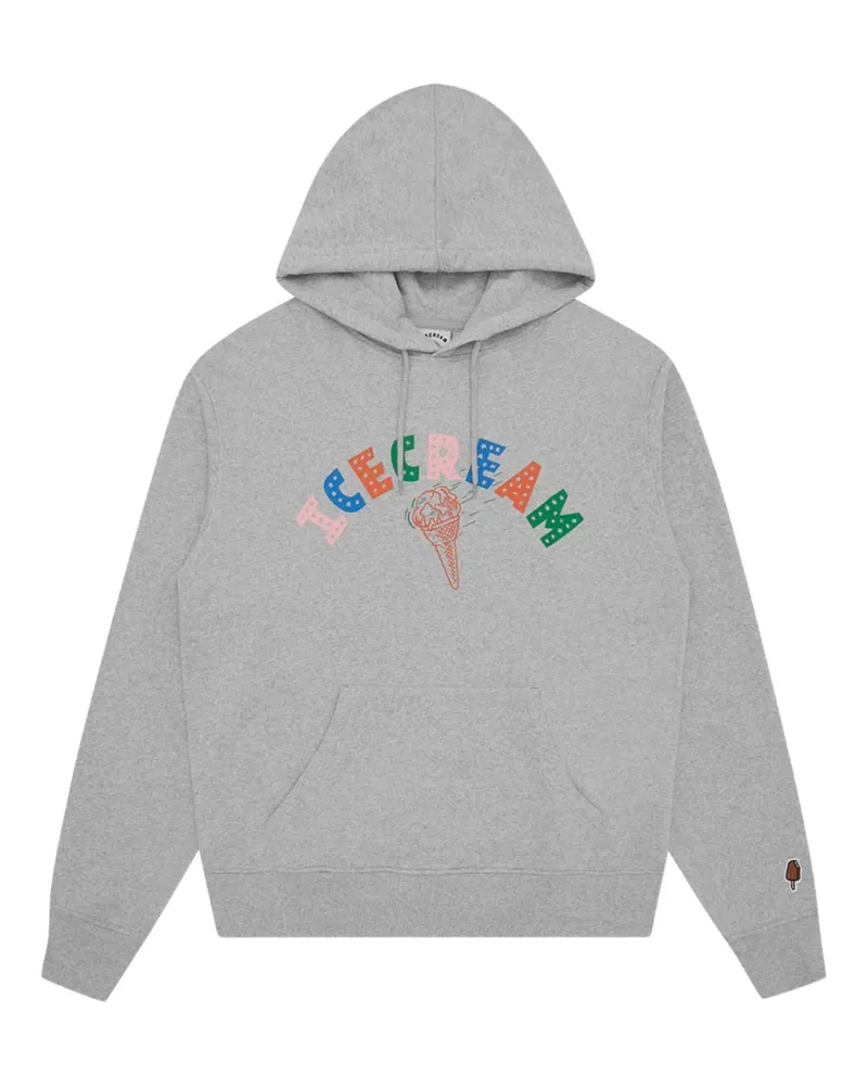ICECREAM Hoodie mit Conne-Print - Grau Grau