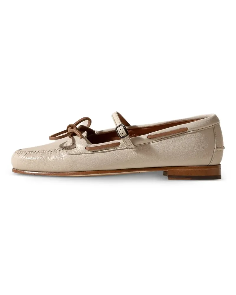 HEREU Lorea Mary Jane loafers - Nude Nude