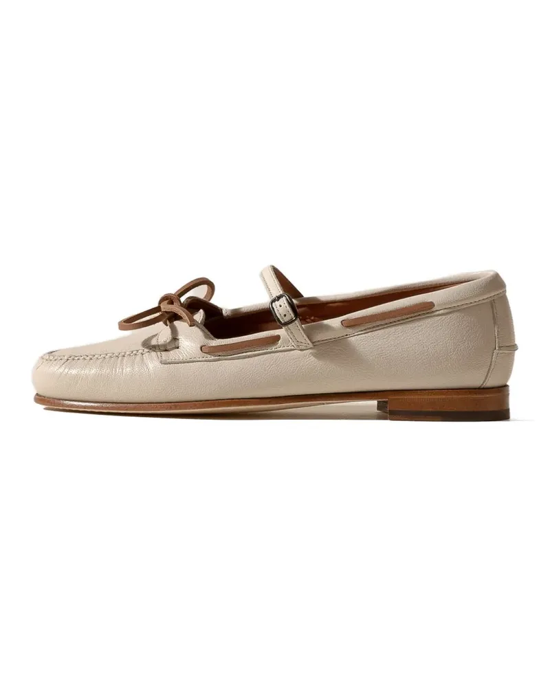 HEREU Lorea Mary Jane loafers - Nude Nude