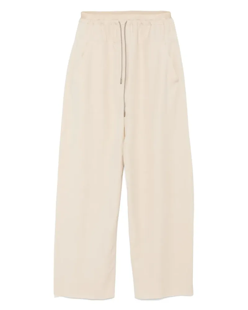 Lanvin Hose mit Kordelzug - Nude Nude