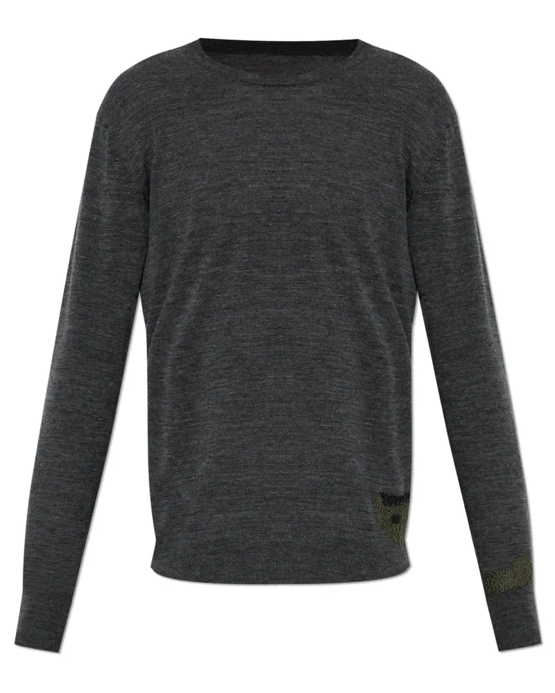 Maison Margiela distressed-effect long-sleeve T-shirt - Grau Grau