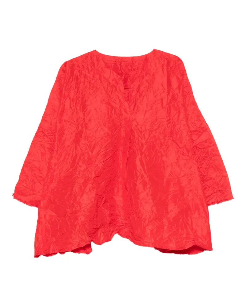 Daniela Gregis V-neck silk blouse - Rot Rot