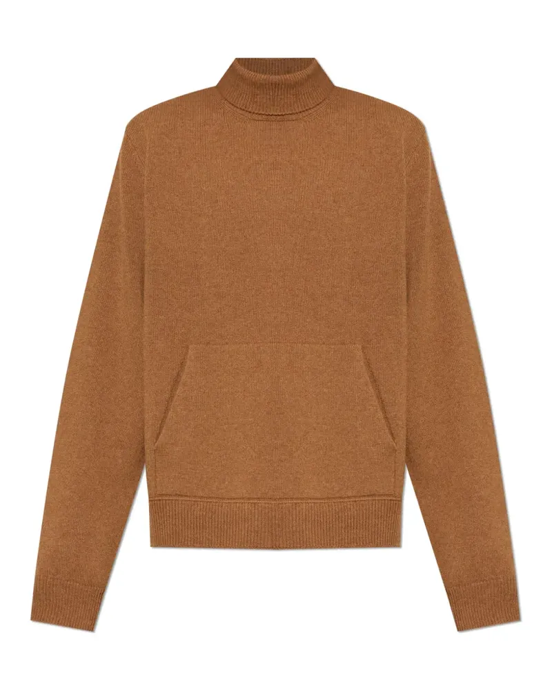 Dsquared2 Stehkragen-Pullover mit Beuteltasche - Nude Nude