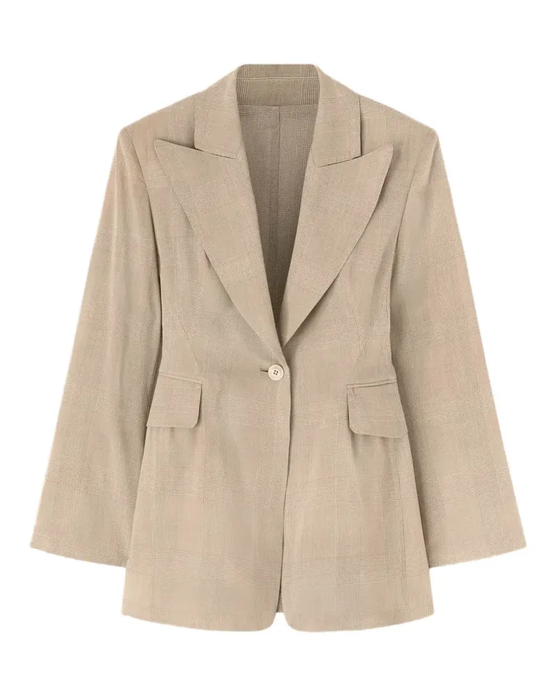 Ermanno Scervino single-breasted blazer - Nude Nude
