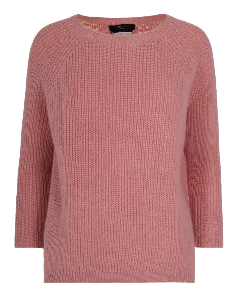 Max Mara Pullover mit Rundhalsausschnitt - Rosa Rosa