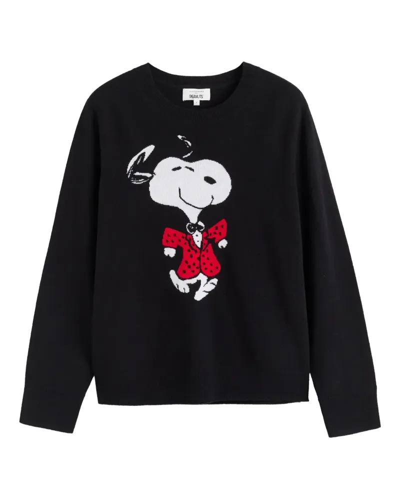 Chinti & Parker Dancing Snoopy Pullover - Schwarz Schwarz