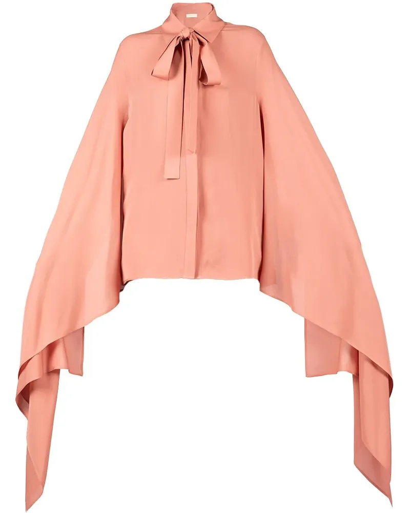 Elie Saab Hemd mit drapierten Ärmeln - Rosa Rosa
