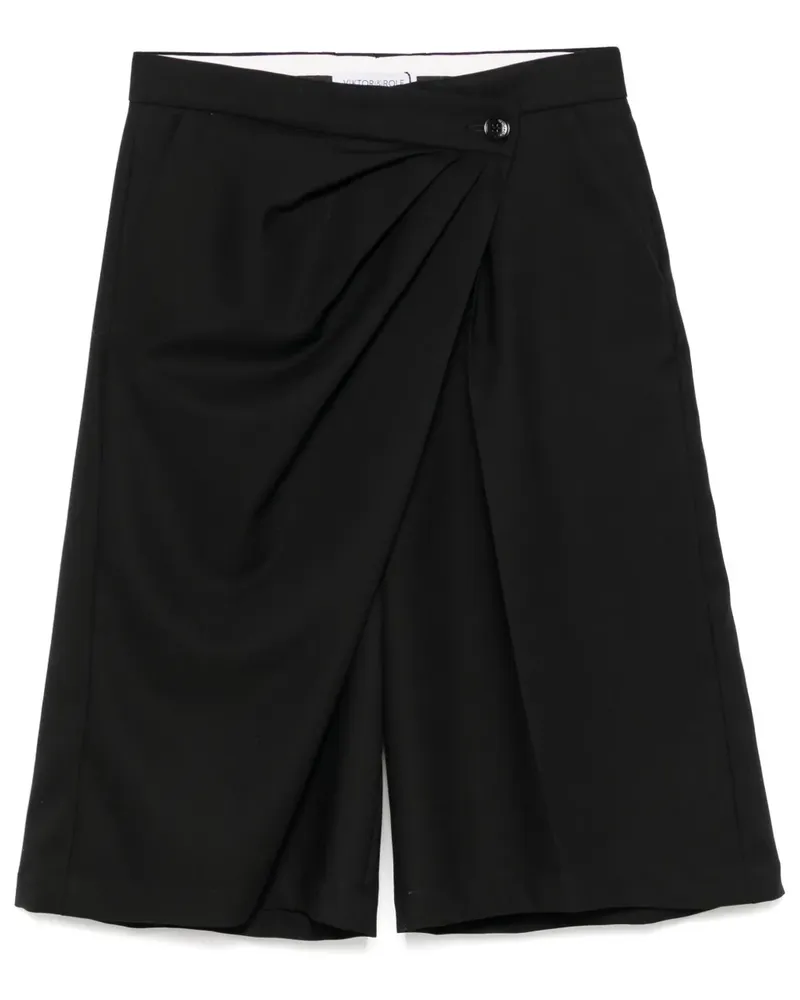 Viktor & Rolf Drapierte Hose - Schwarz Schwarz