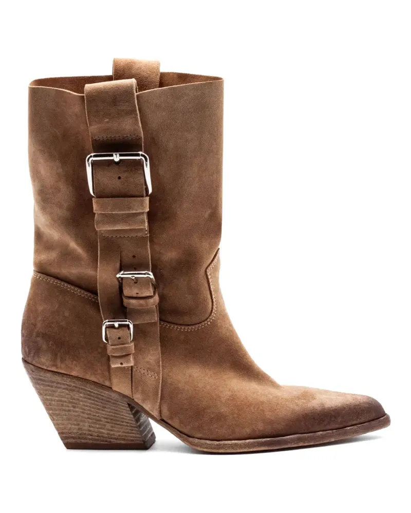 Elena Iachi buckle-strap boots - Braun Braun