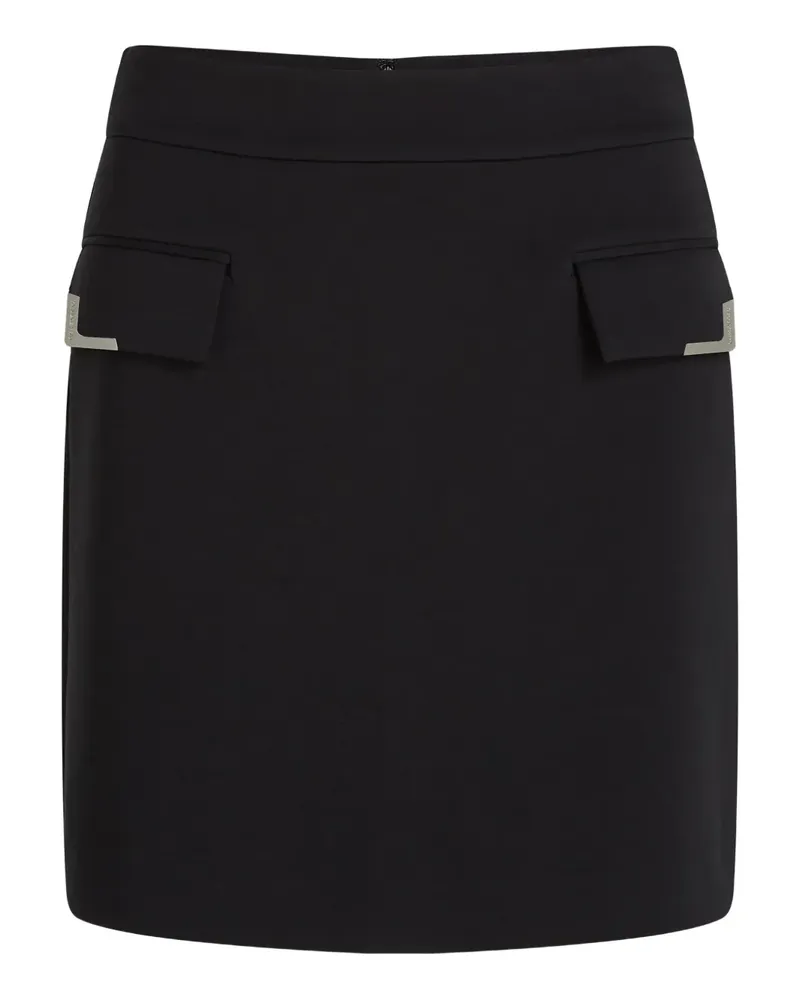 Karl Lagerfeld Minirock mit Pattentaschen - Schwarz Schwarz