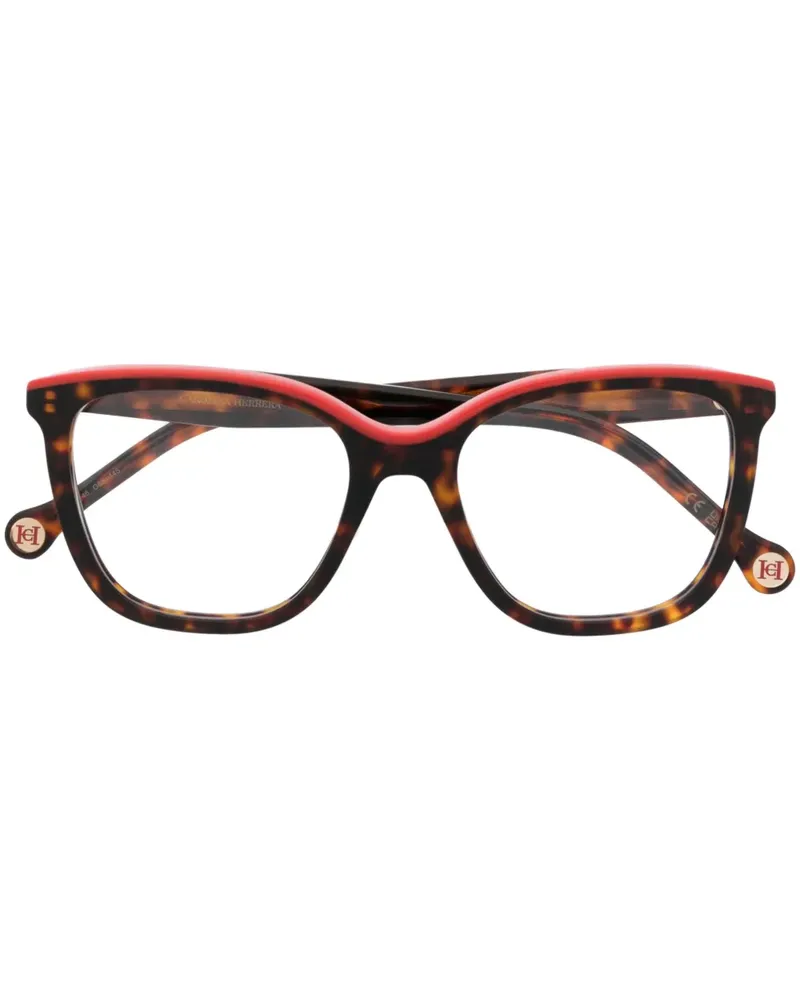 Carolina Herrera New York Eckige Brille - Braun Braun