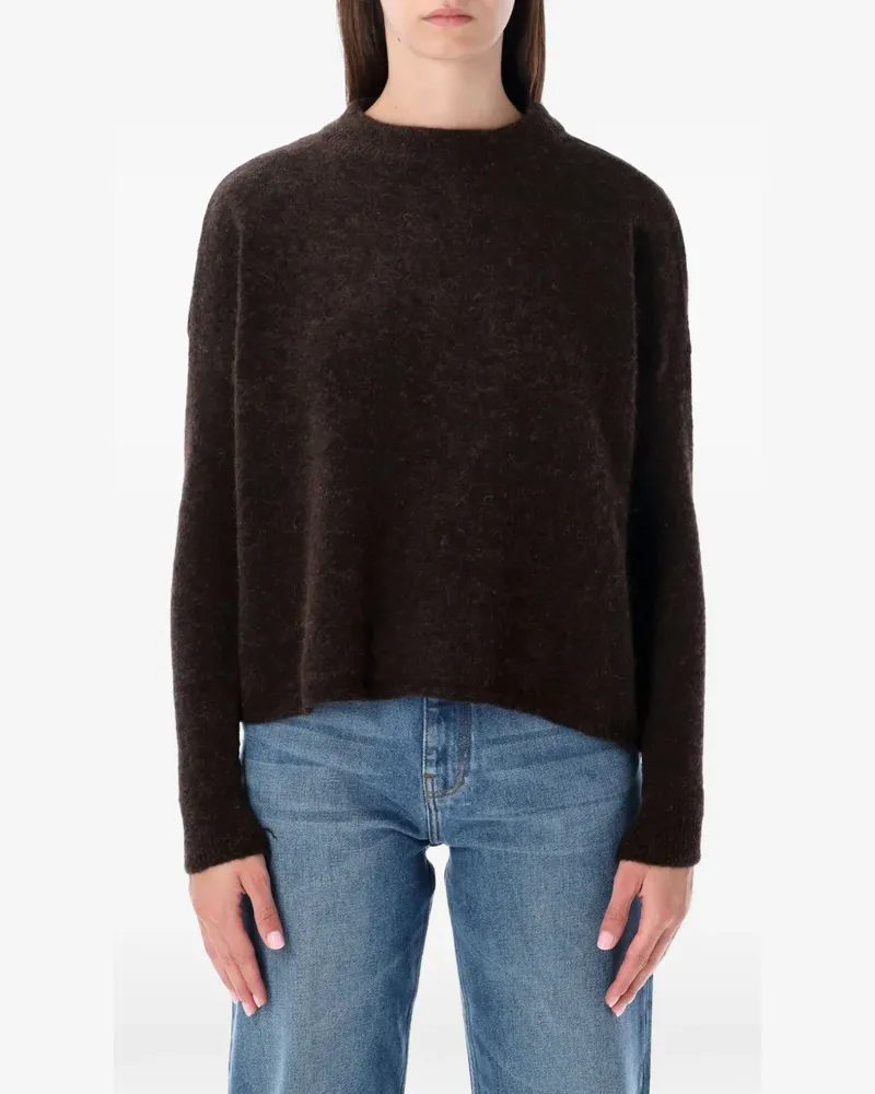 Sessùn brushed crew-neck sweater - Braun Braun