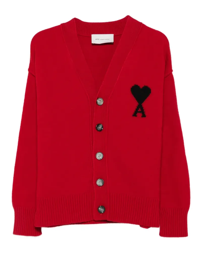 AMI Paris Ami de Coeur Cardigan - Rot Rot