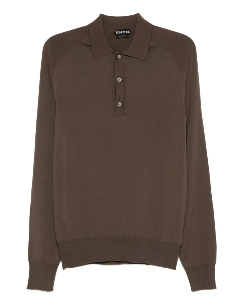 Tom Ford Klassisches Poloshirt - Braun Braun