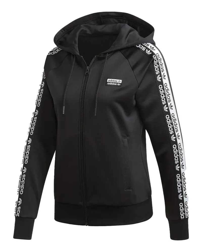 adidas Kapuzenjacke mit Reißverschluss - Schwarz Schwarz