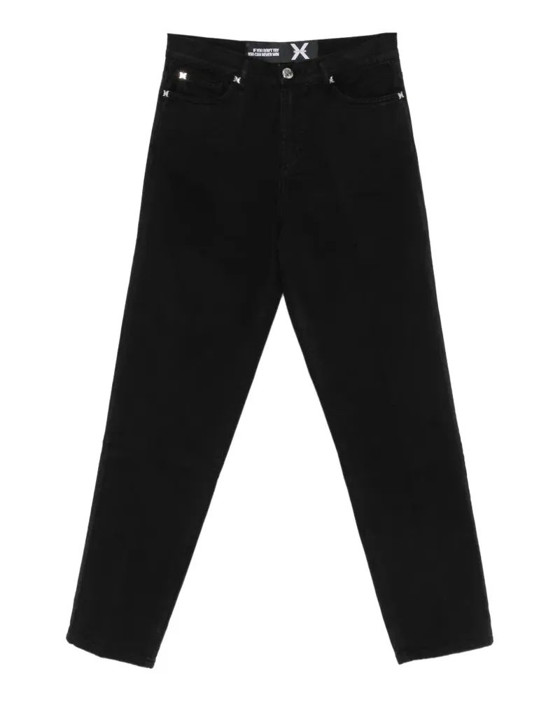John Richmond logo-plaque jeans - Schwarz Schwarz